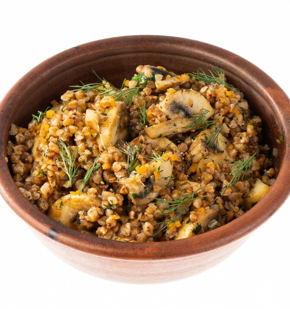 Гречневая крупа с грибами пошаговый рецепт с видео и фото – Русская ...