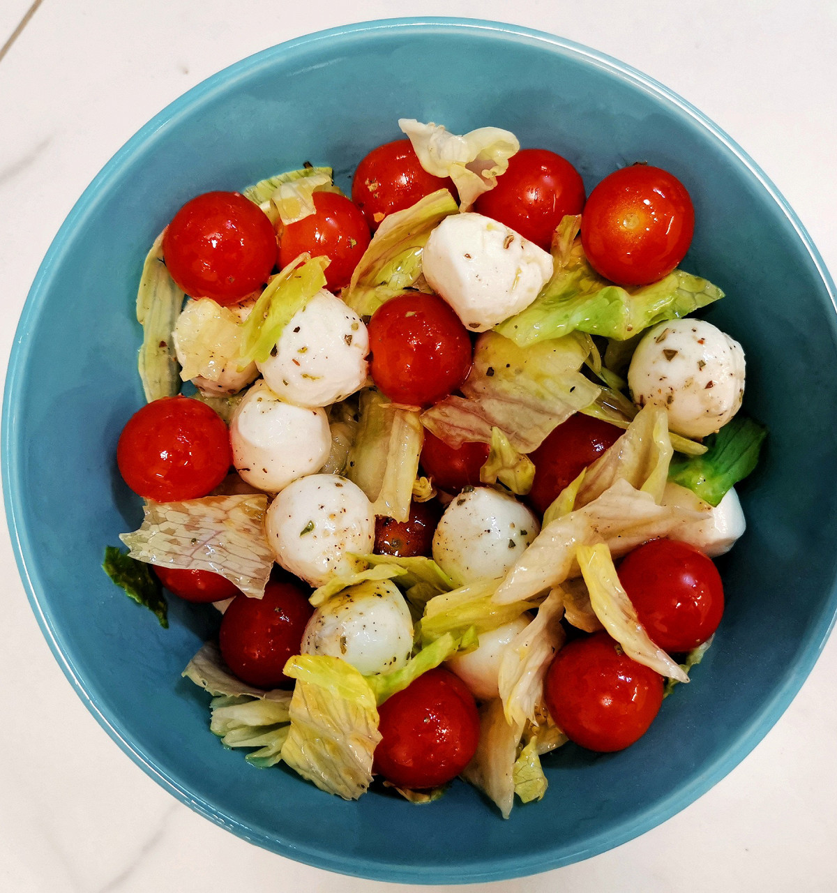 Итальянский овощной салат с моцареллой, пошаговый рецепт с фотографиями ...