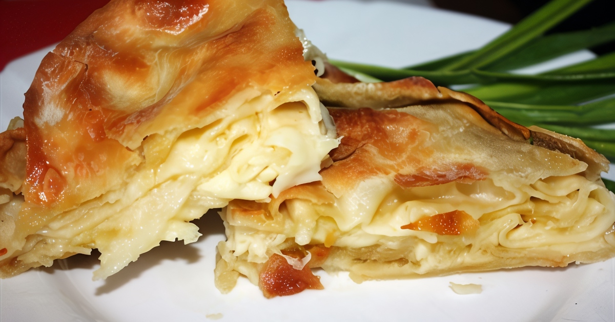 Ачма (Georgian Cheese Puff Pie – Achma)