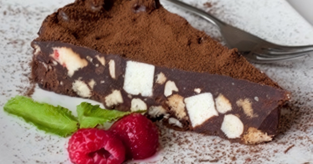 Шоколадный торт из печенья без выпечки - 14 пошаговых фото в рецепте