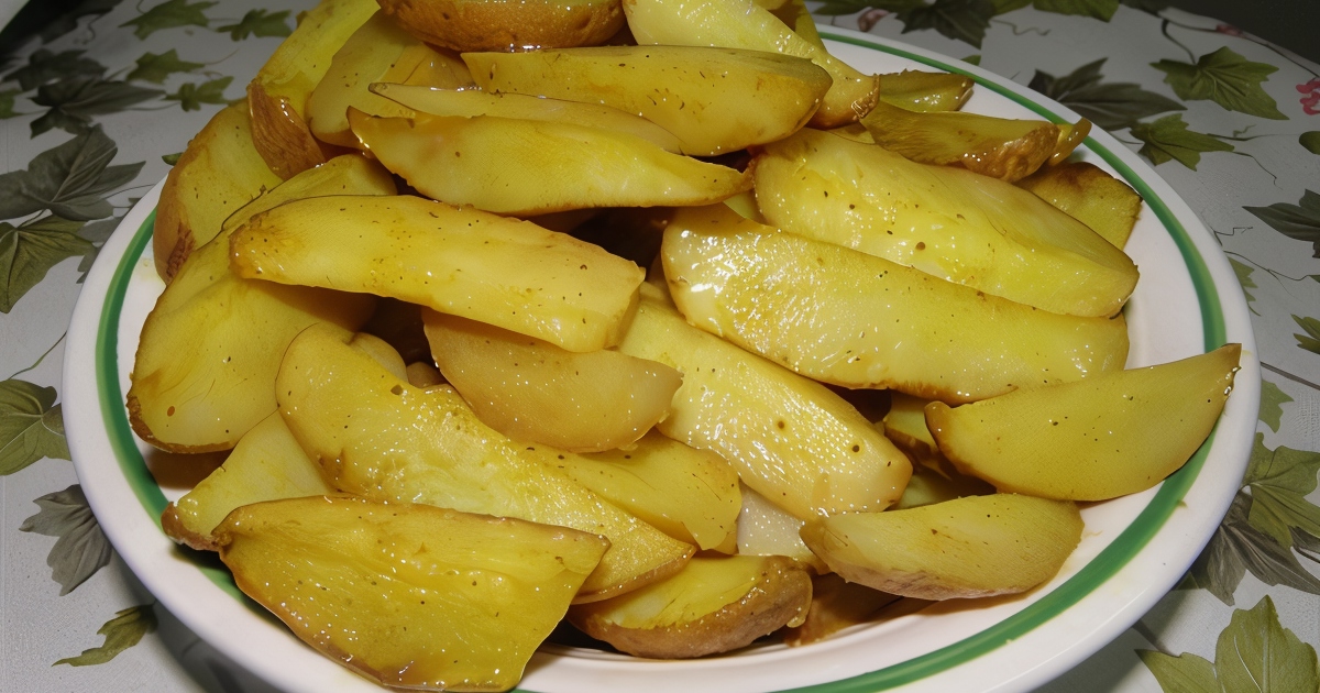Пряный картофель по-деревенски в духовке
