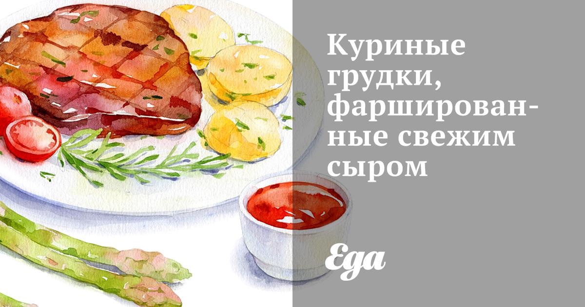 Куриная грудка фаршированная сыром и помидорами