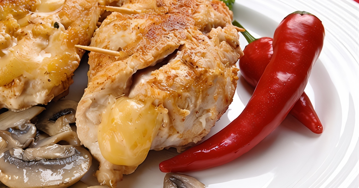 Бризоль из куриного фарша с грибами и сыром (в духовке) — рецепты | Дзен