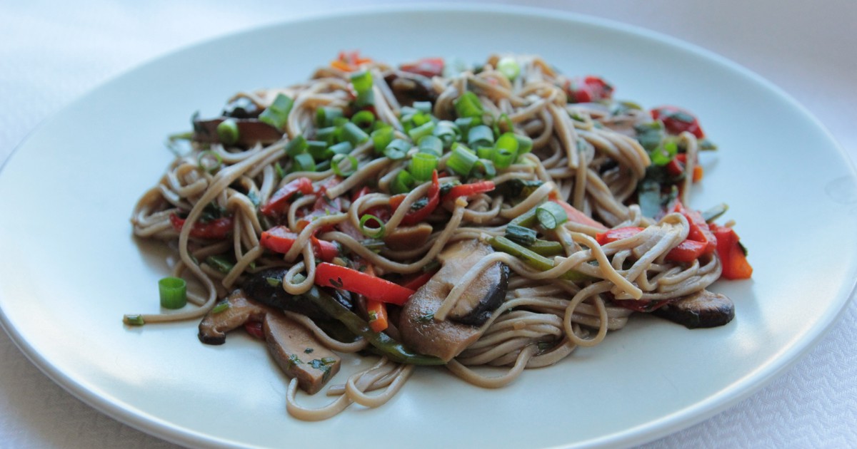 Летняя лапша соба stir-fry рецепт – Японская кухня: Паста и пицца. «Еда»