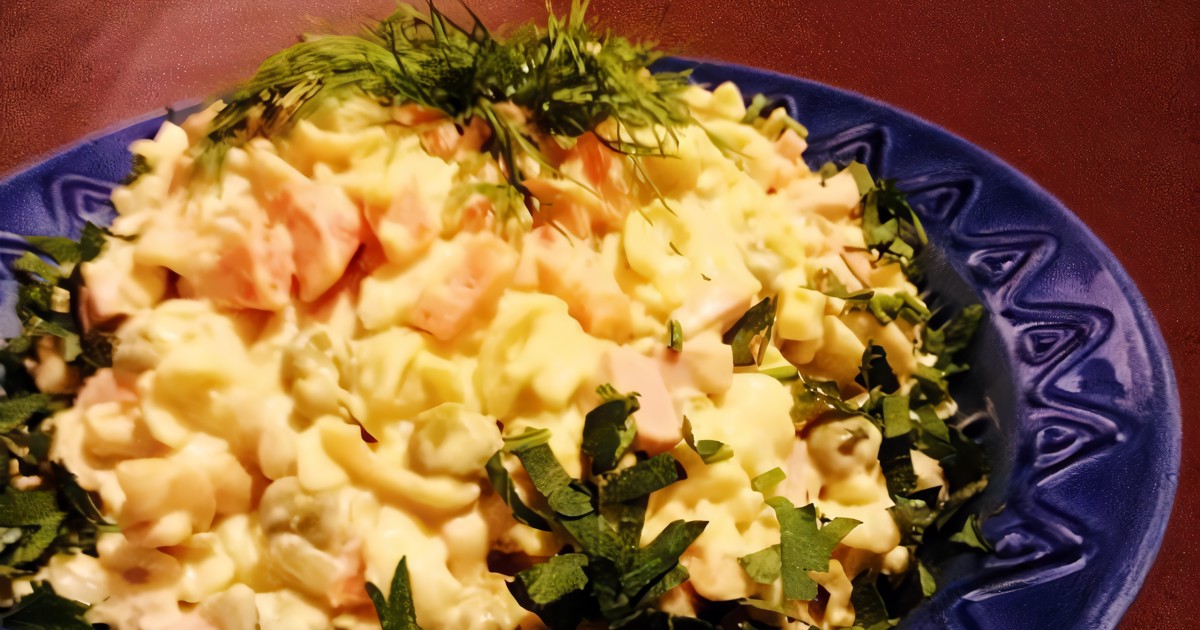 Оливье с макаронами рецепт – Русская кухня: Салаты. «Еда»