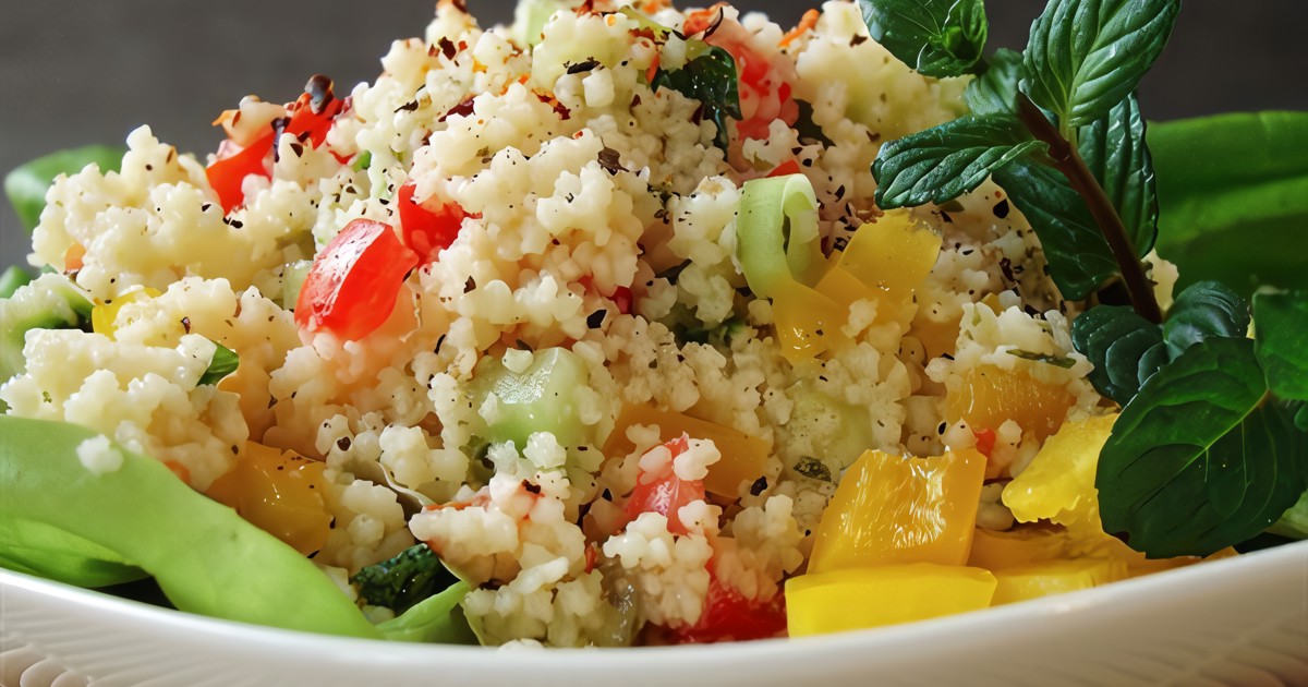 Овощной салат с кускусом рецепт – Европейская кухня: Салаты. «Еда»