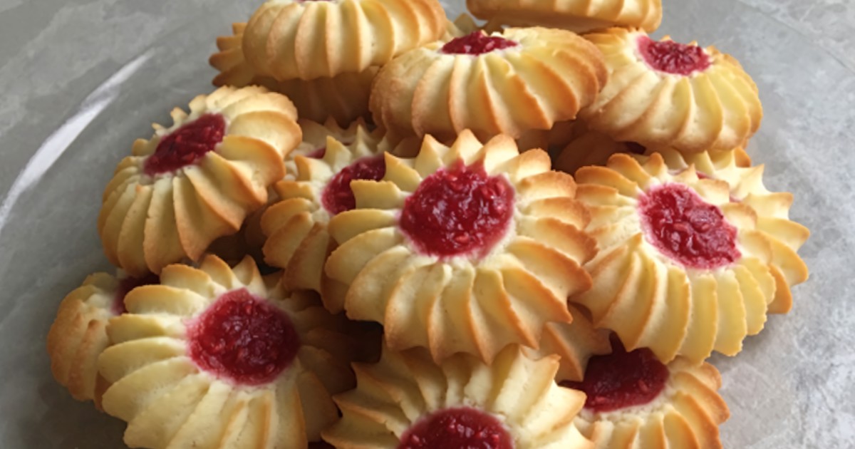 Печенье с вареньем, пошаговый рецепт с фотографиями – Русская кухня ...