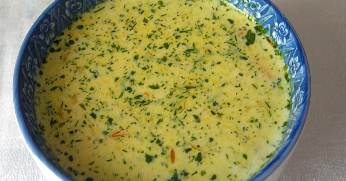 Сырный суп с копчёной колбасой (без вермишели)