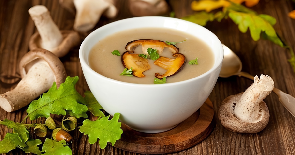 Рецепт грибного супа-пюре с сыром в мультиварке с фото пошагово | Меню недели