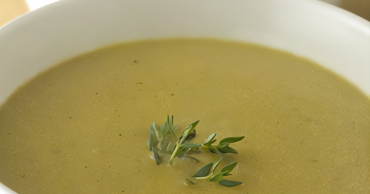Суп-крем с кресс-салатом - Cooking Palette