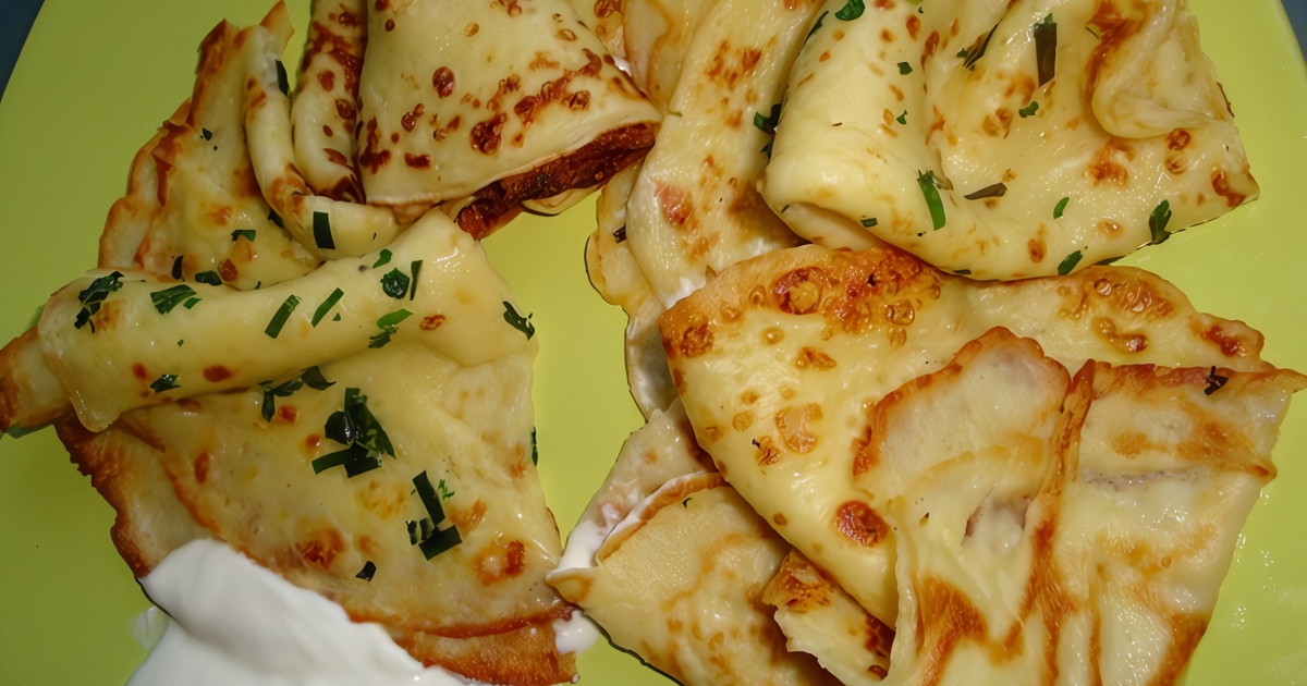 Блинчики с картошкой с грибным соусом — рецепт с фото и видео