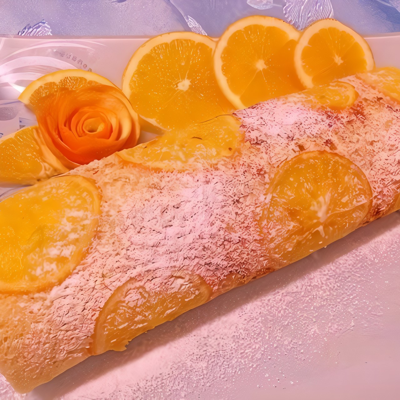 Апельсиновый рулет