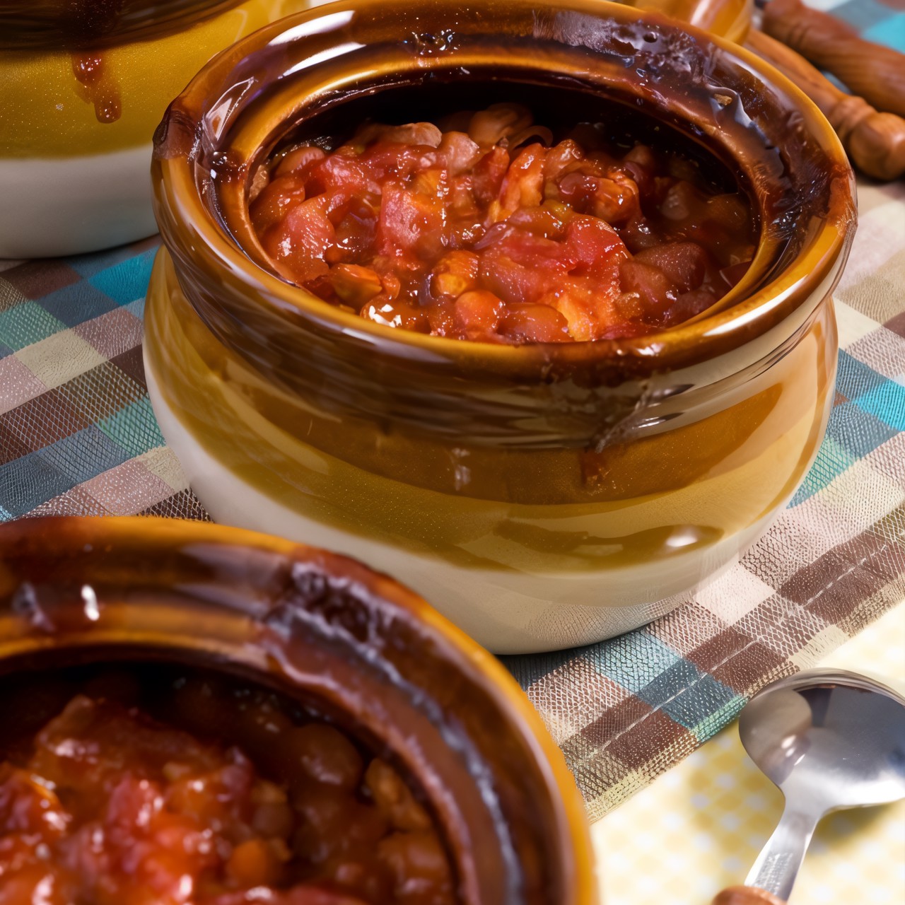 Ассорти мясное с фасолью