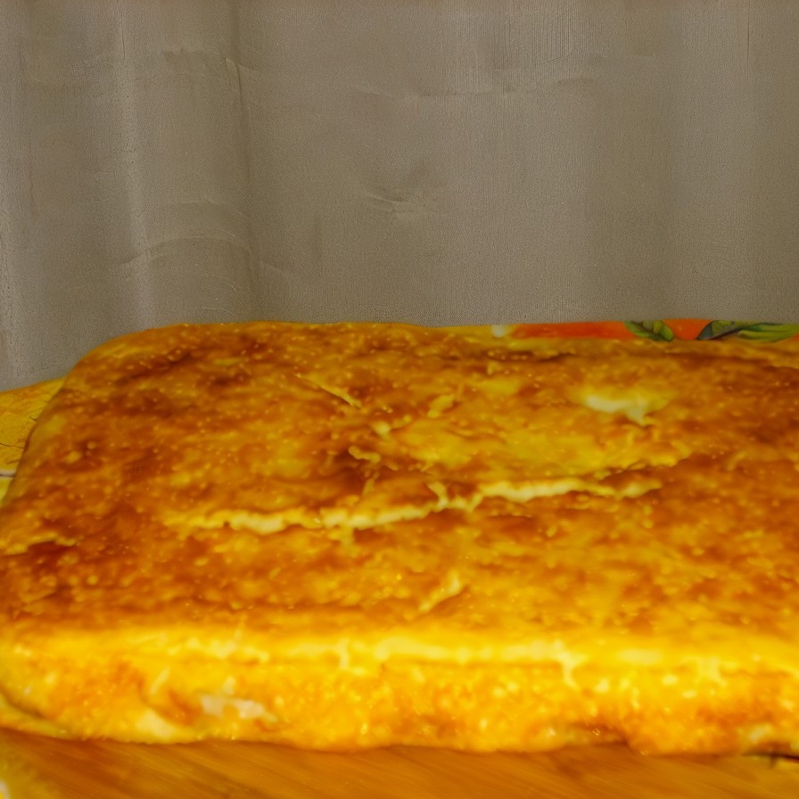 Банановый пирог с грушами