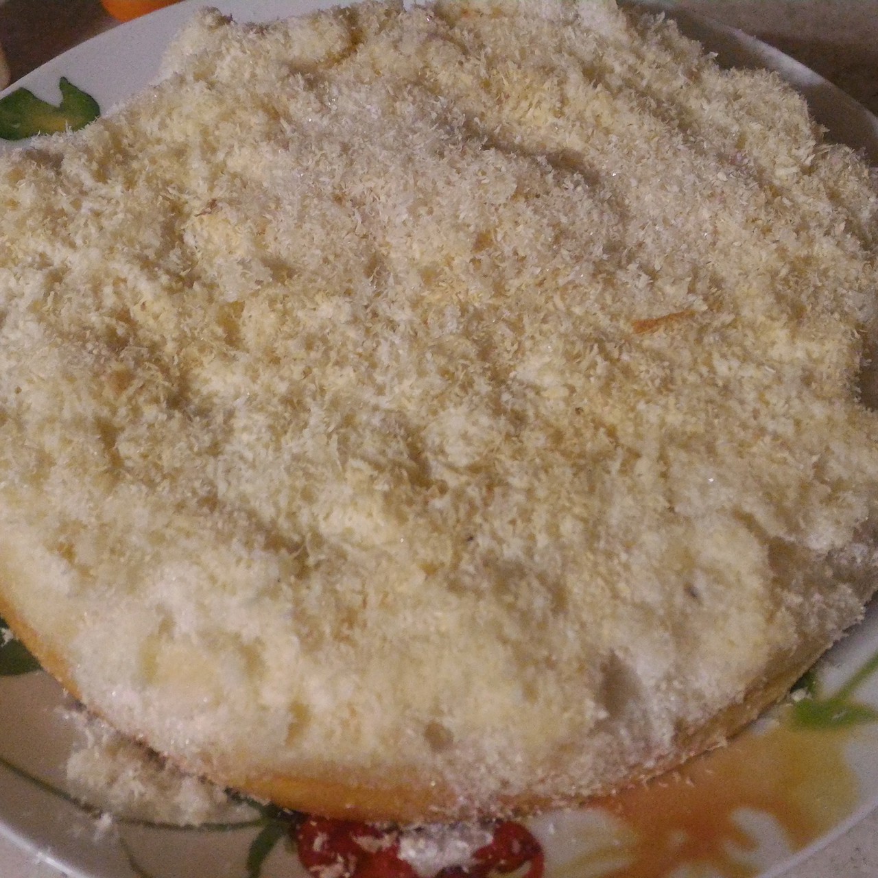Быстрый кокосовый пирог со сливками