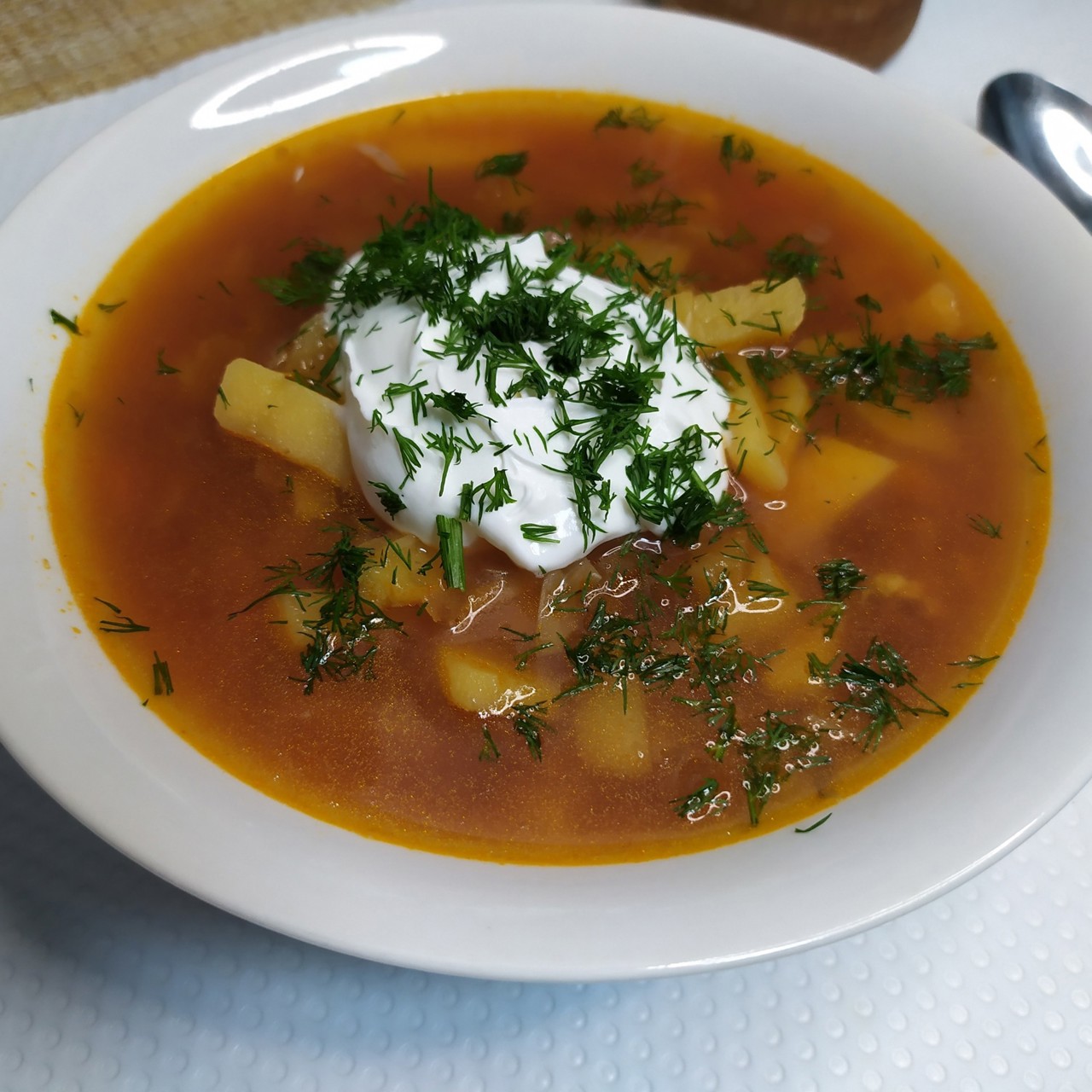 Борщ с пекинской капустой