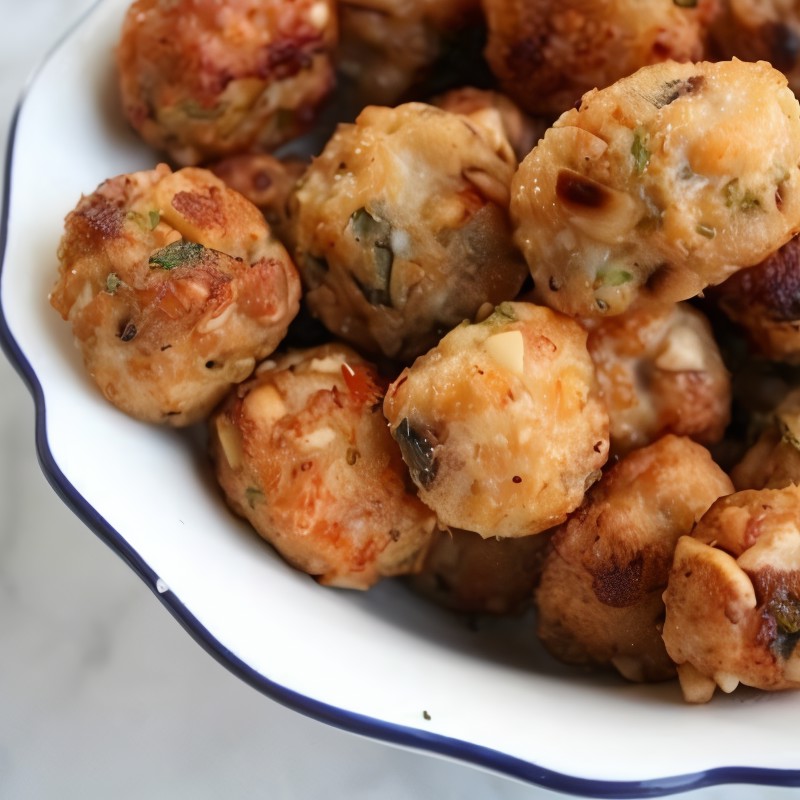 Диетические куриные котлеты с отрубями