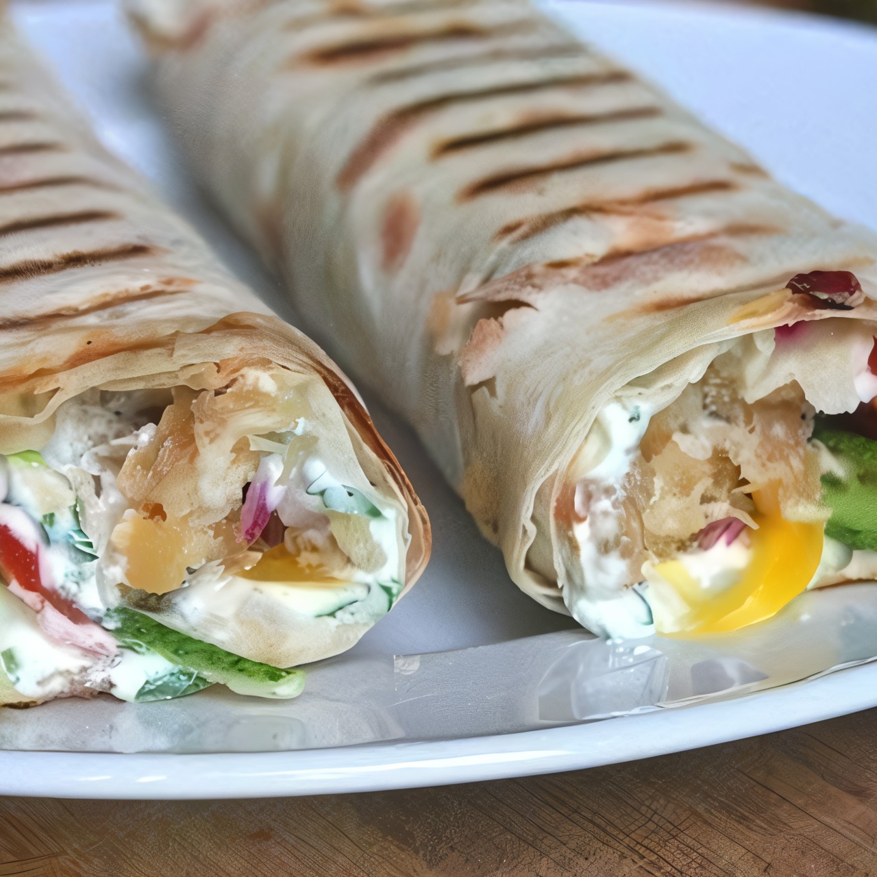 Домашняя шаурма с куриной грудкой
