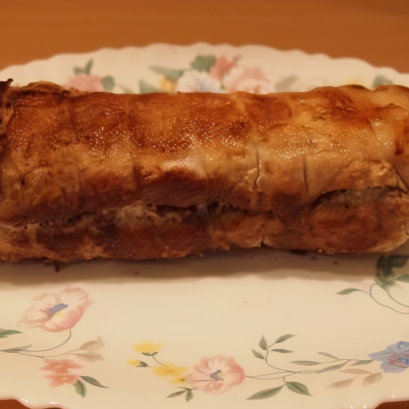 Фаршированный мясной рулет