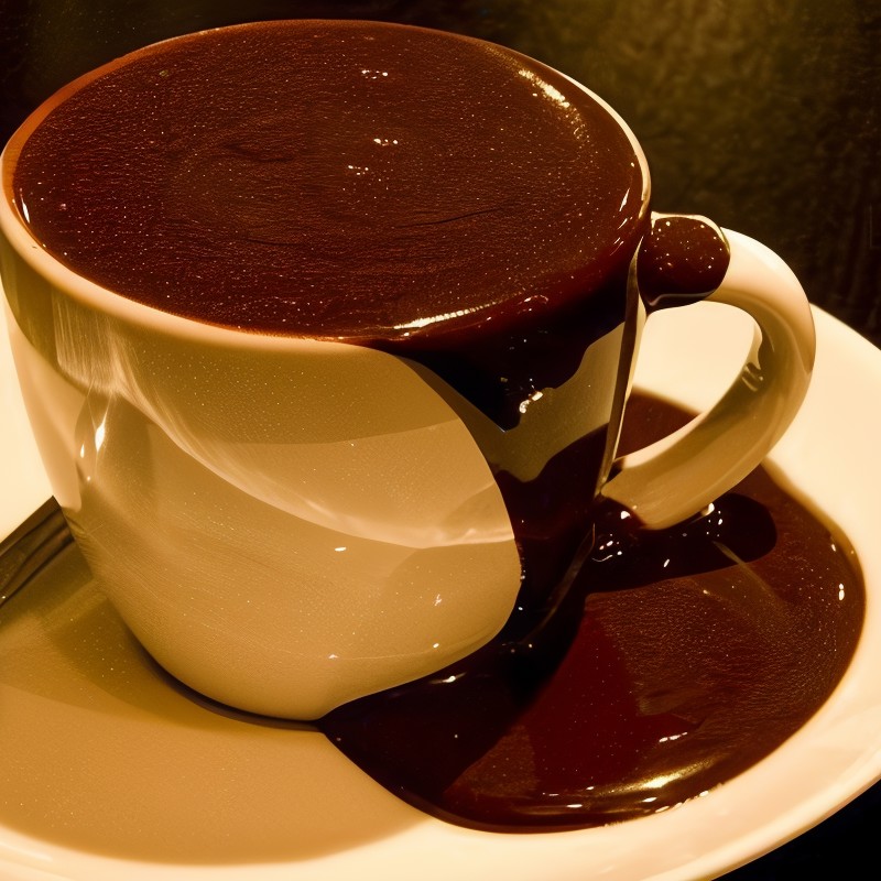 Горячий шоколад со сливками