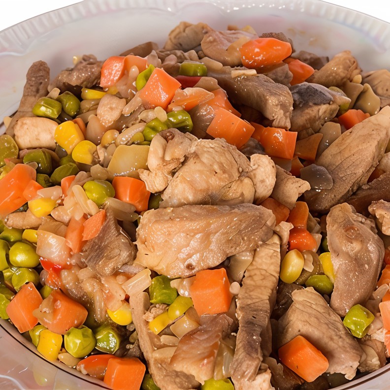 Говядина с соевым соусом и овощами