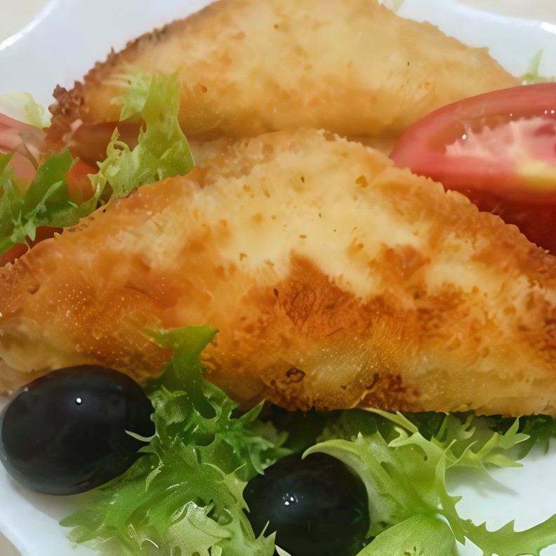 Гренки с ветчиной и сыром