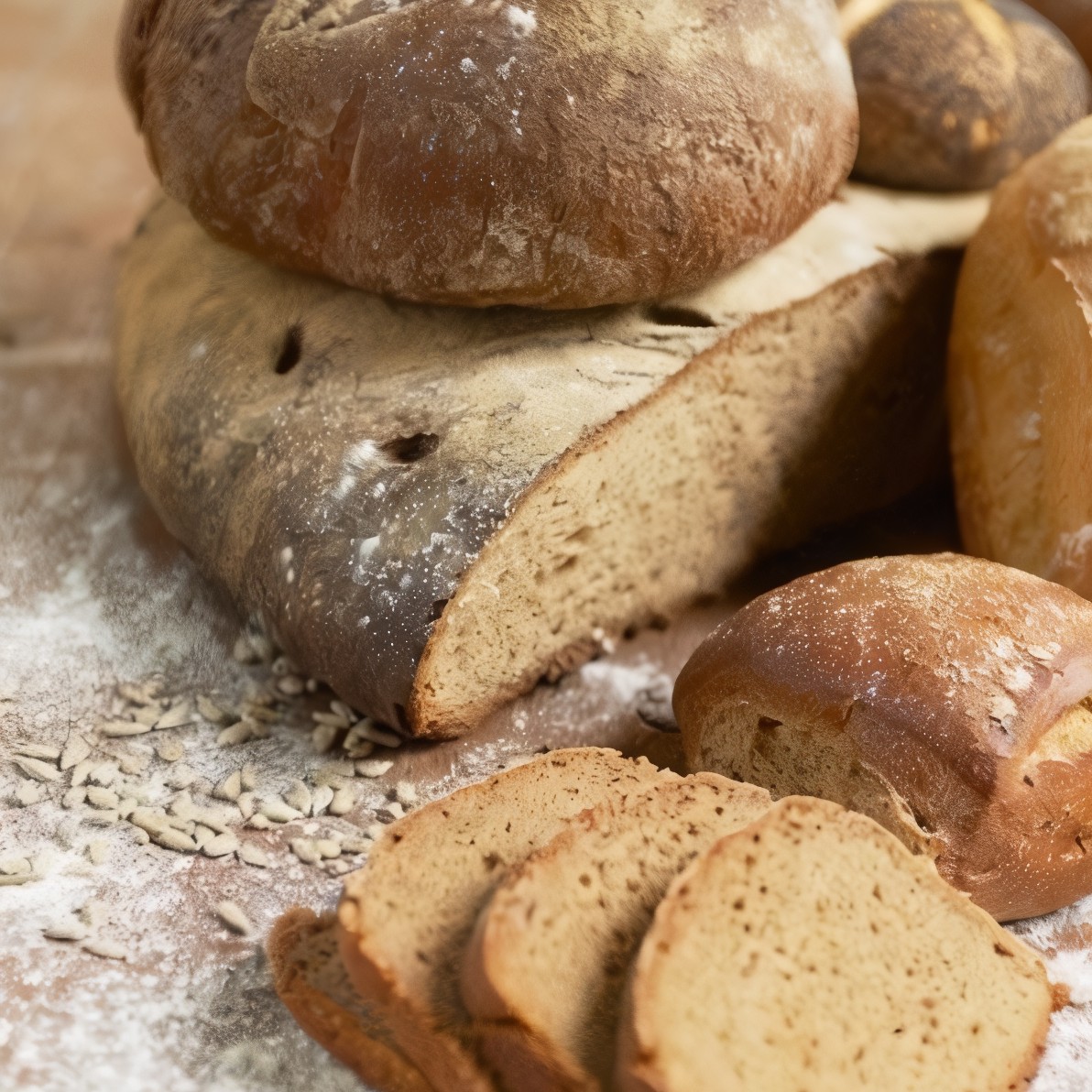 Хлеб по-деревенски (Pain de campagne)