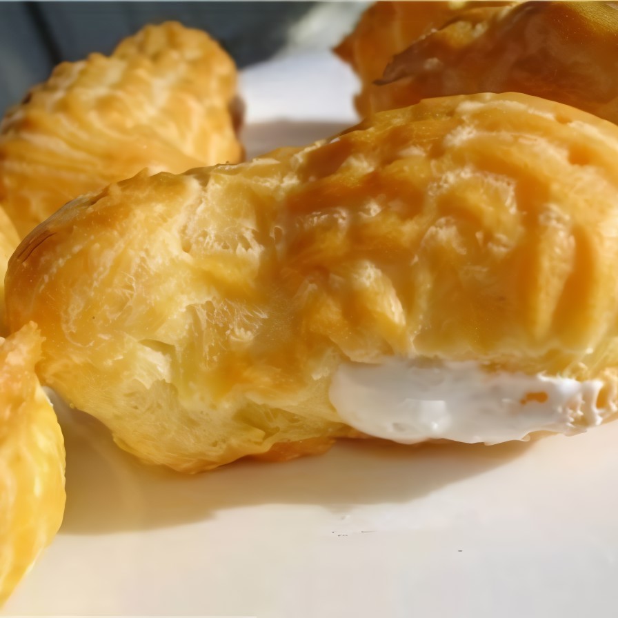 Эклеры с заварным белковым кремом