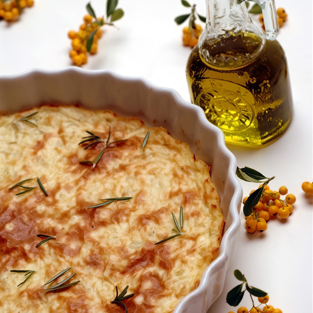 Картофельный пирог к мясу
