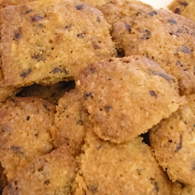 Кофейное печенье с грецкими орехами