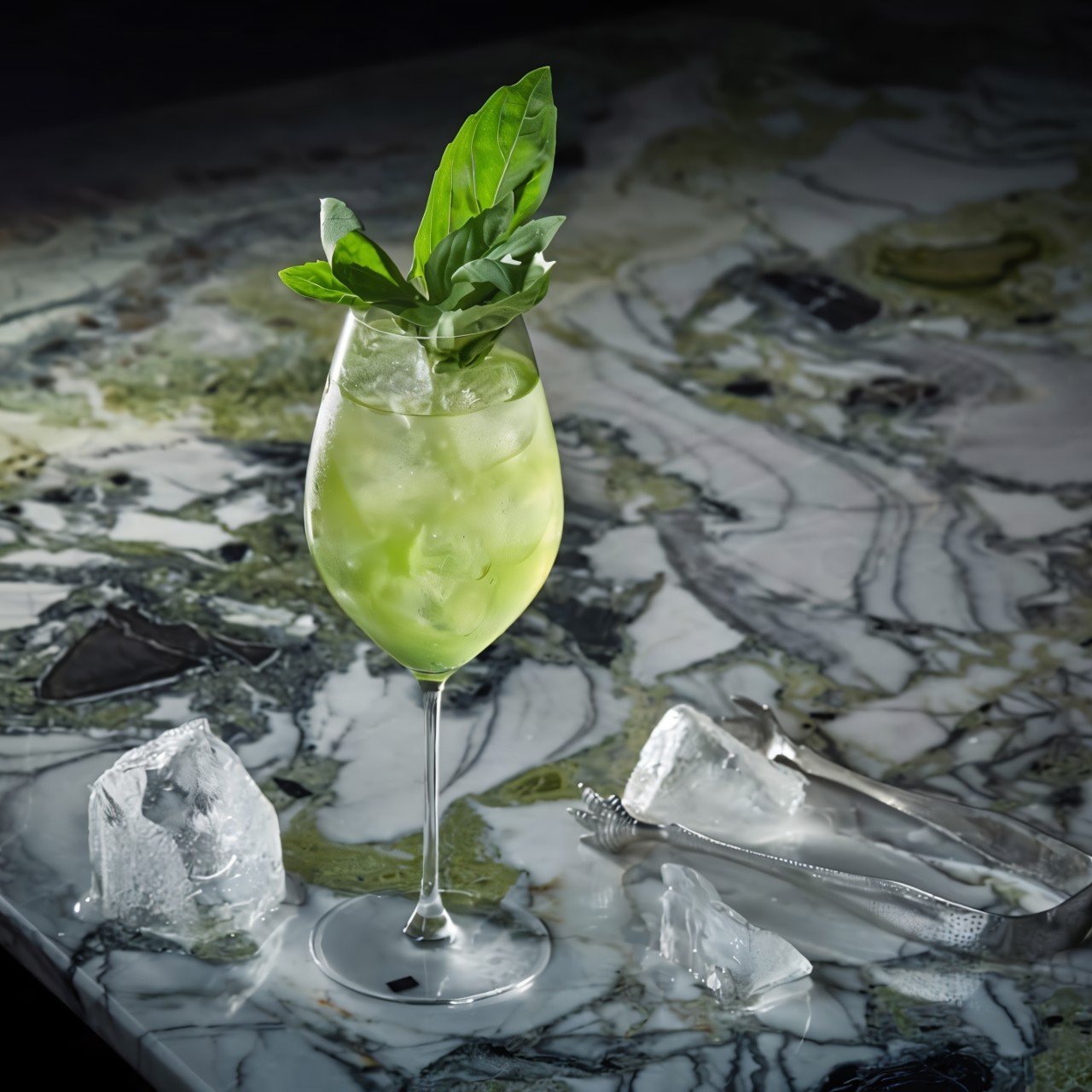 Коктейль Basil Spritz