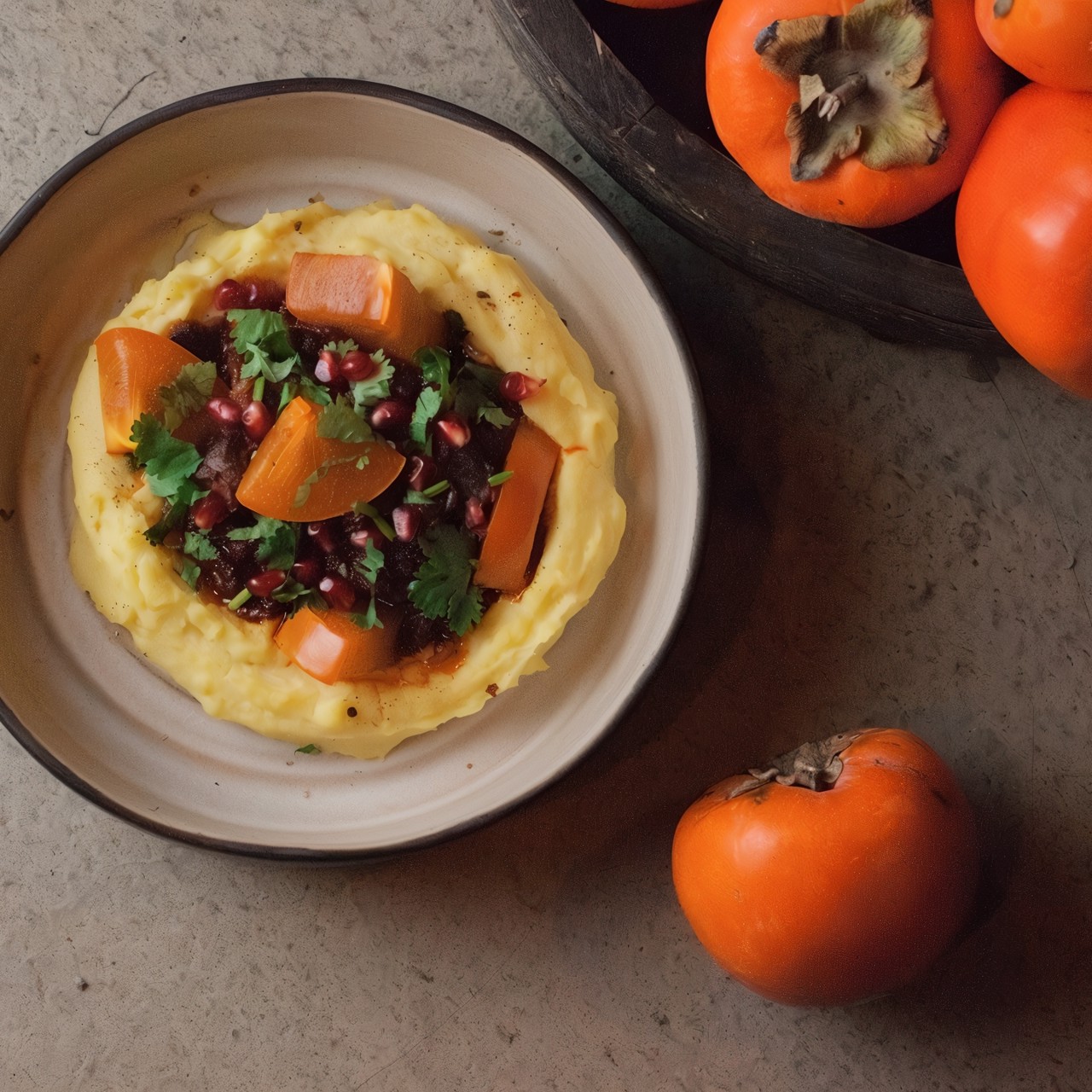Кучмачи с хурмой