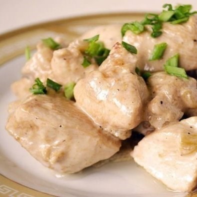 Курица со сливками в мультиварке
