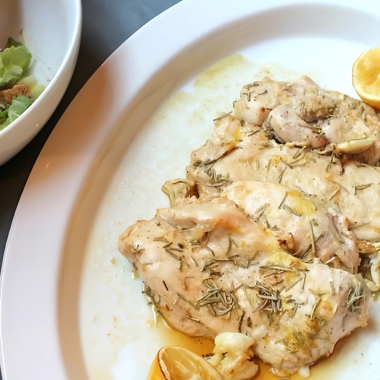 Курица, запеченная с чесноком