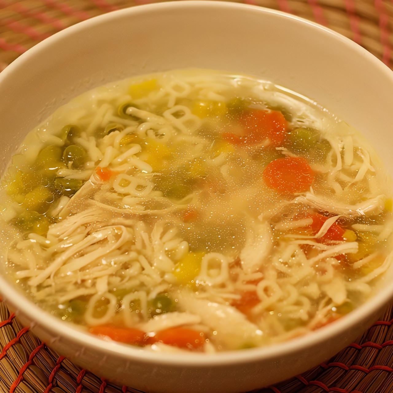 Куриный суп с овощами
