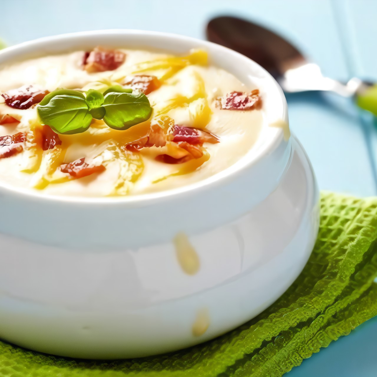 Куриный суп-крем с овощами по-чешски