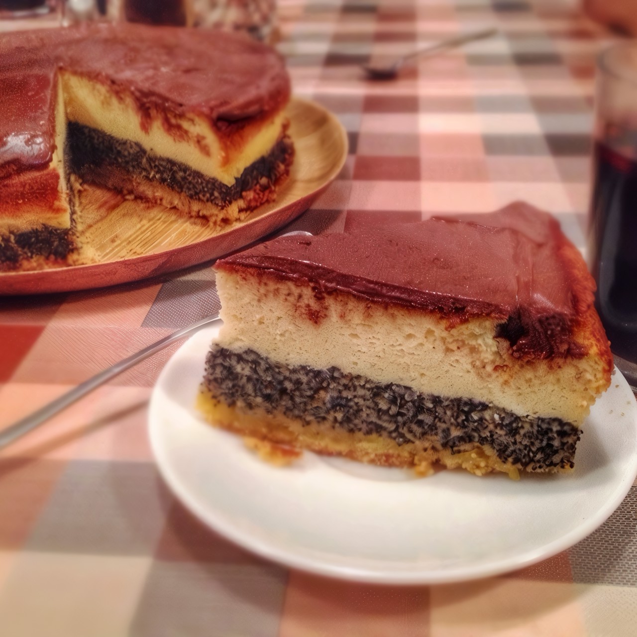 Маково-творожный пирог