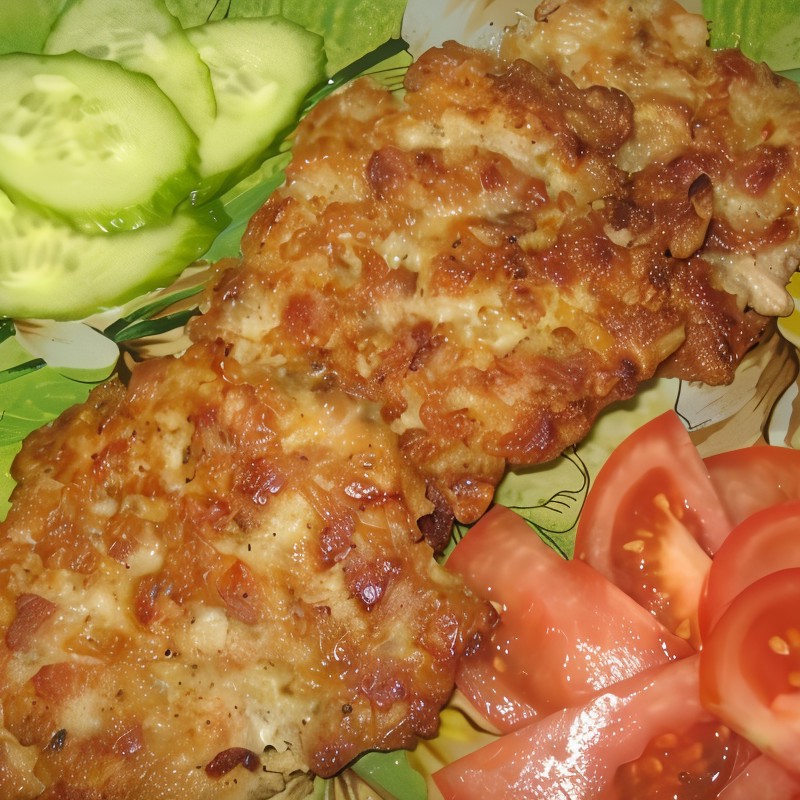 Мясные оладьи из рубленого фарша