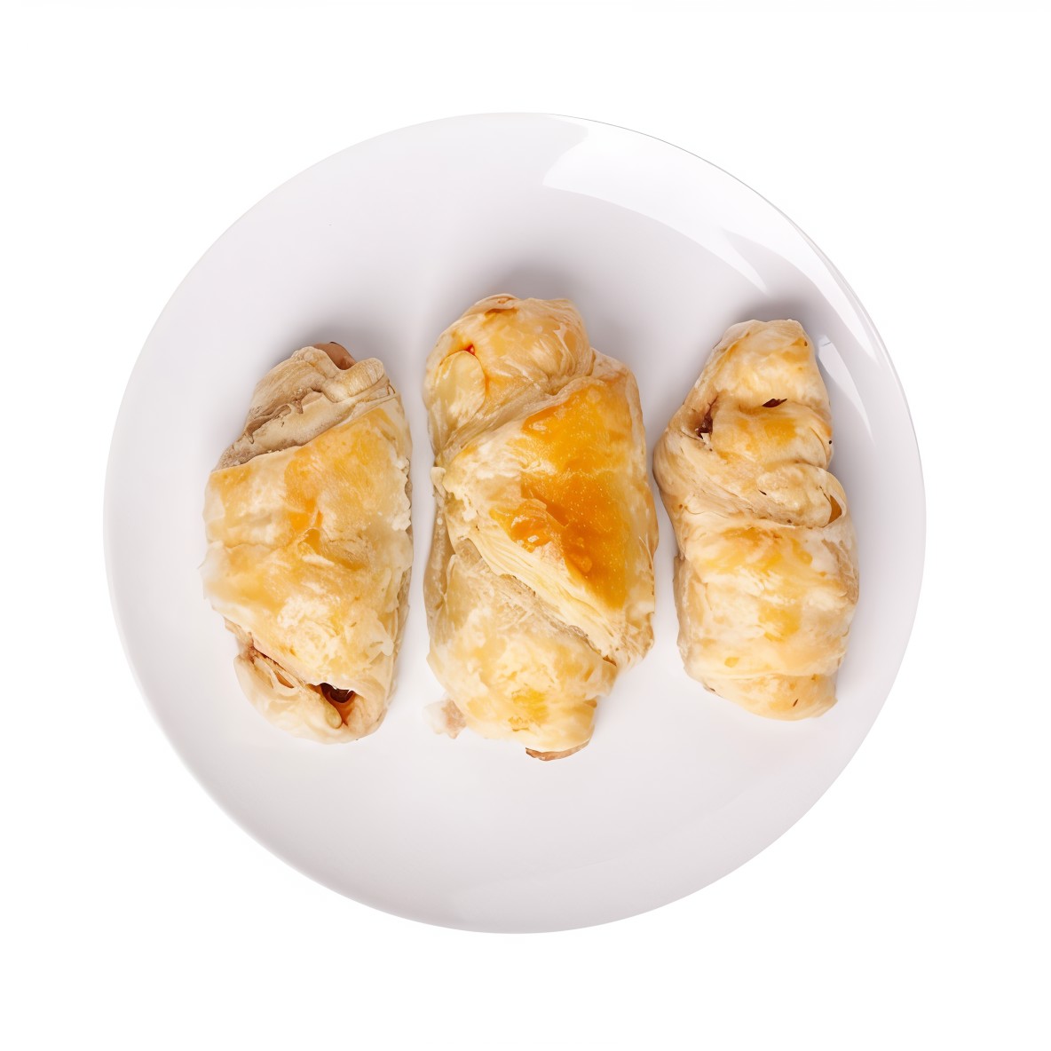 Мясные рулеты в тесте