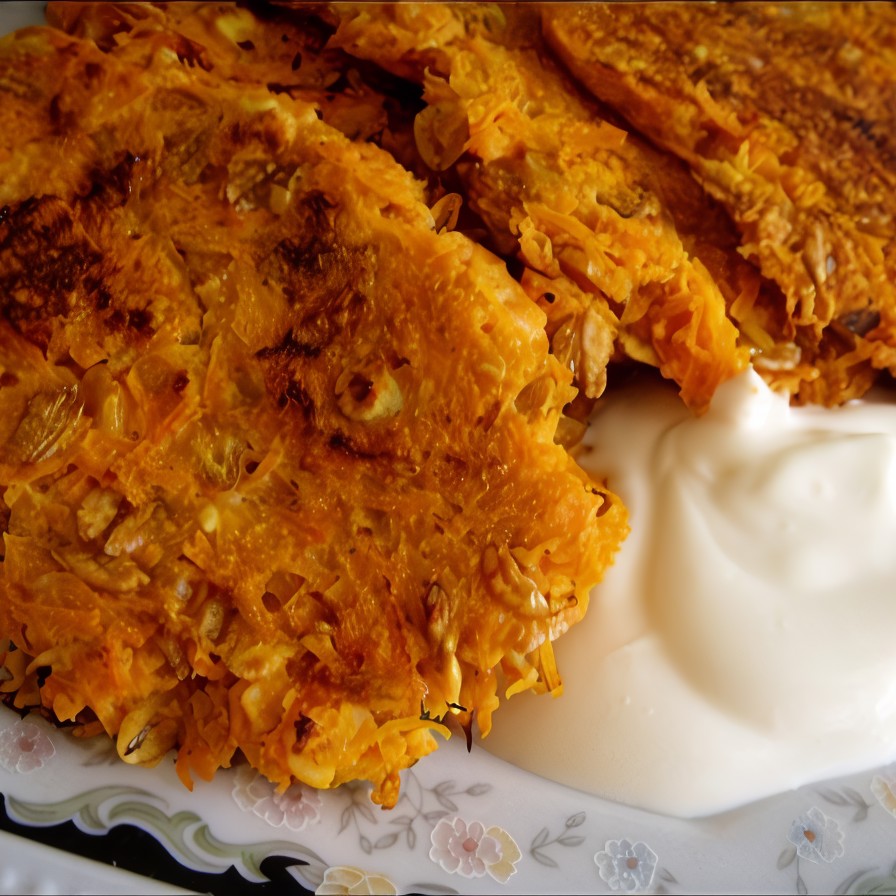 Морковные котлеты с мюсли