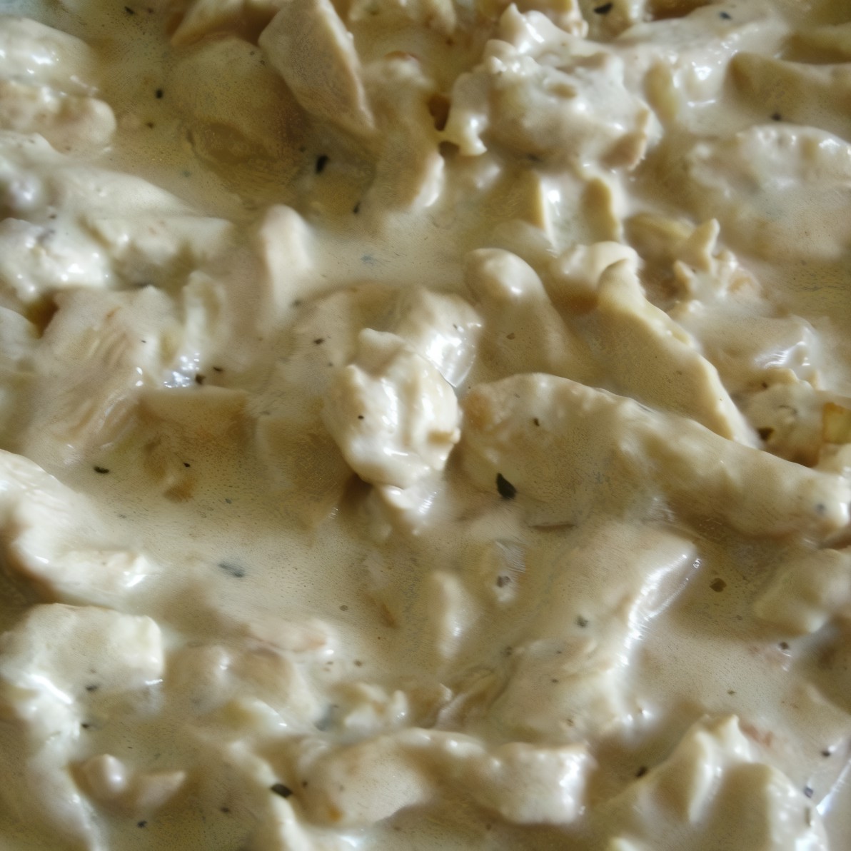 Нежная курица в сливочном соусе с карри