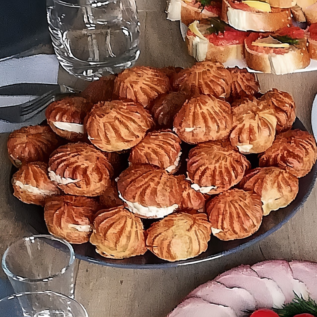 Орехово-сырная закуска