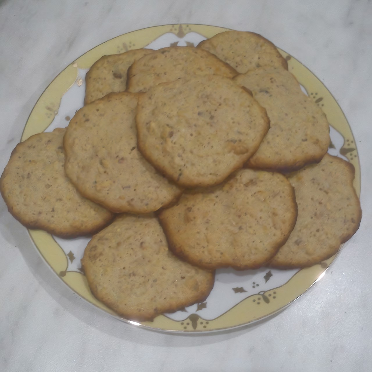 Овсяное печенье с грецкими орехами