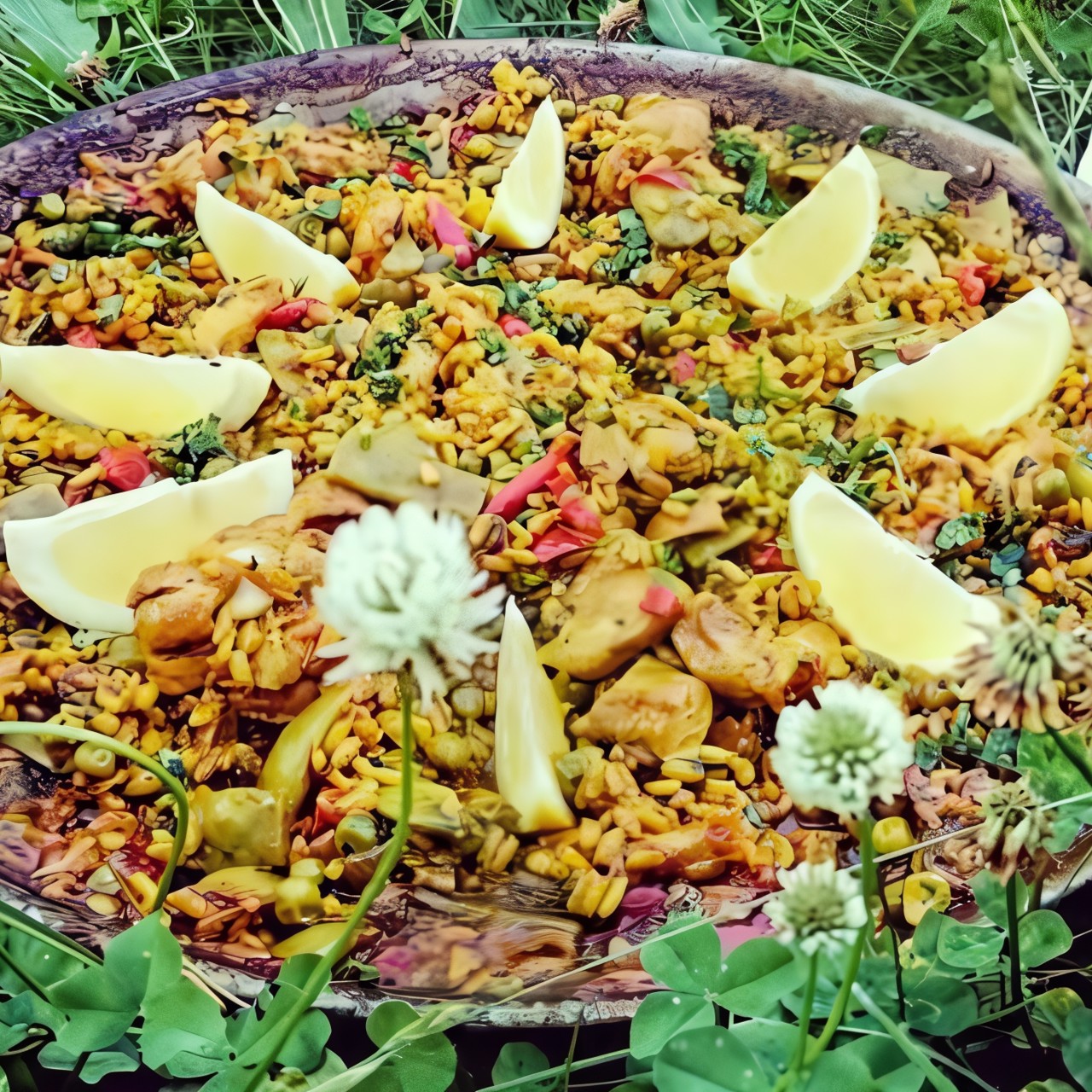 Паэлья с курицей