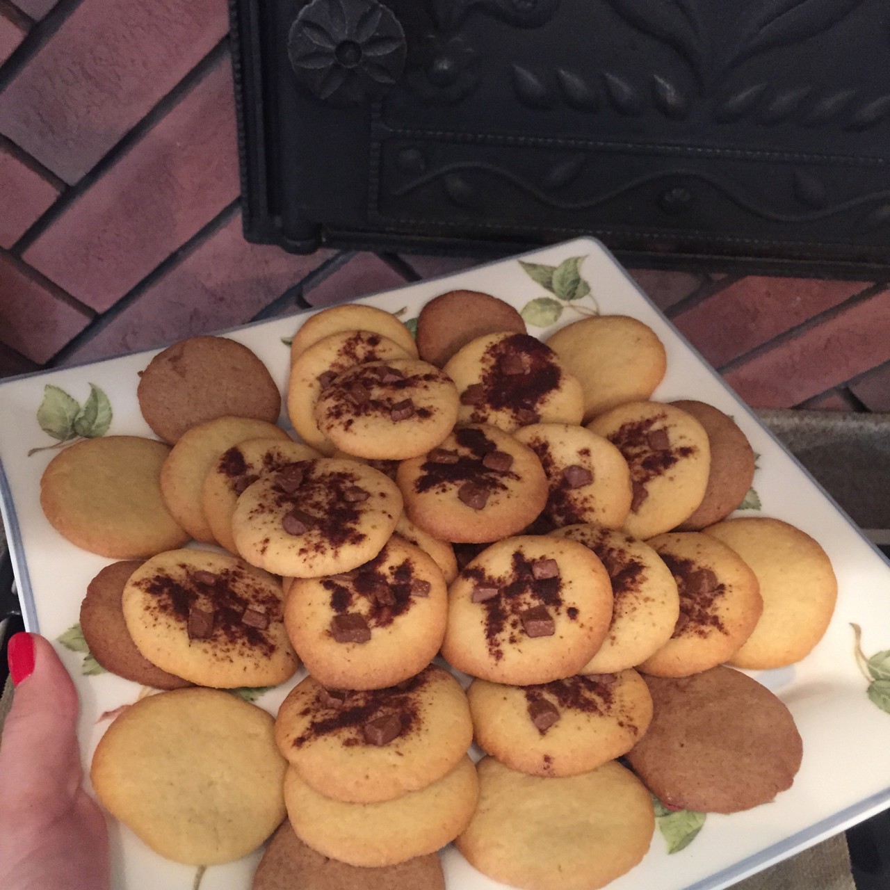 Печенье с кусочками шоколада