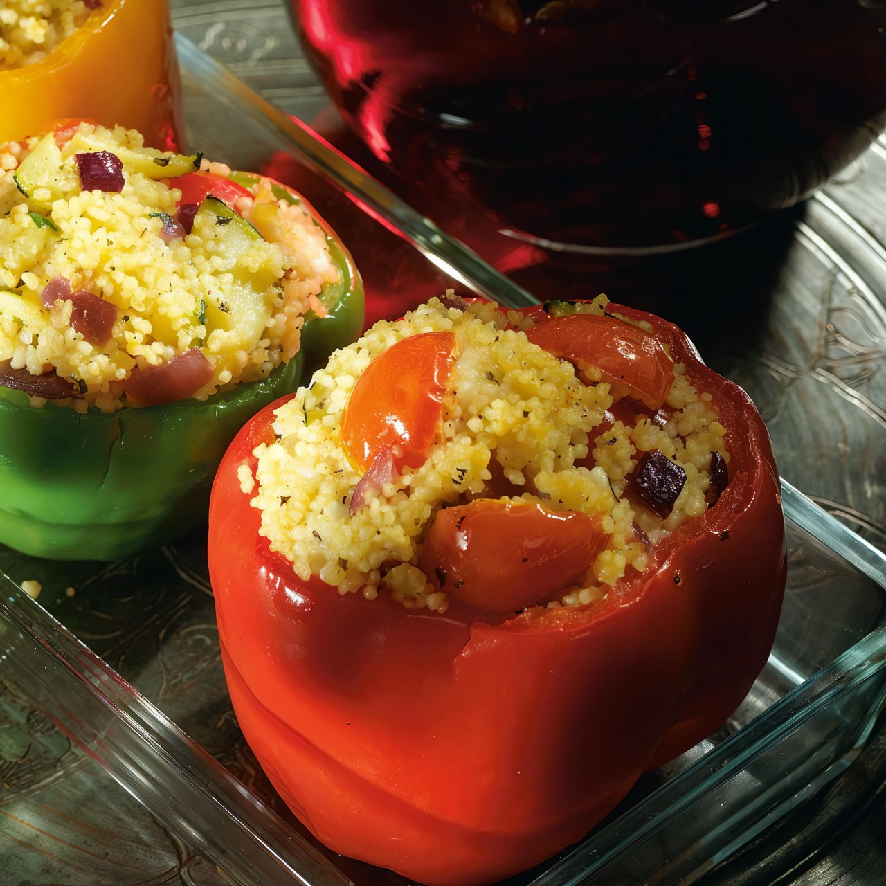 Перцы фаршированные кускусом