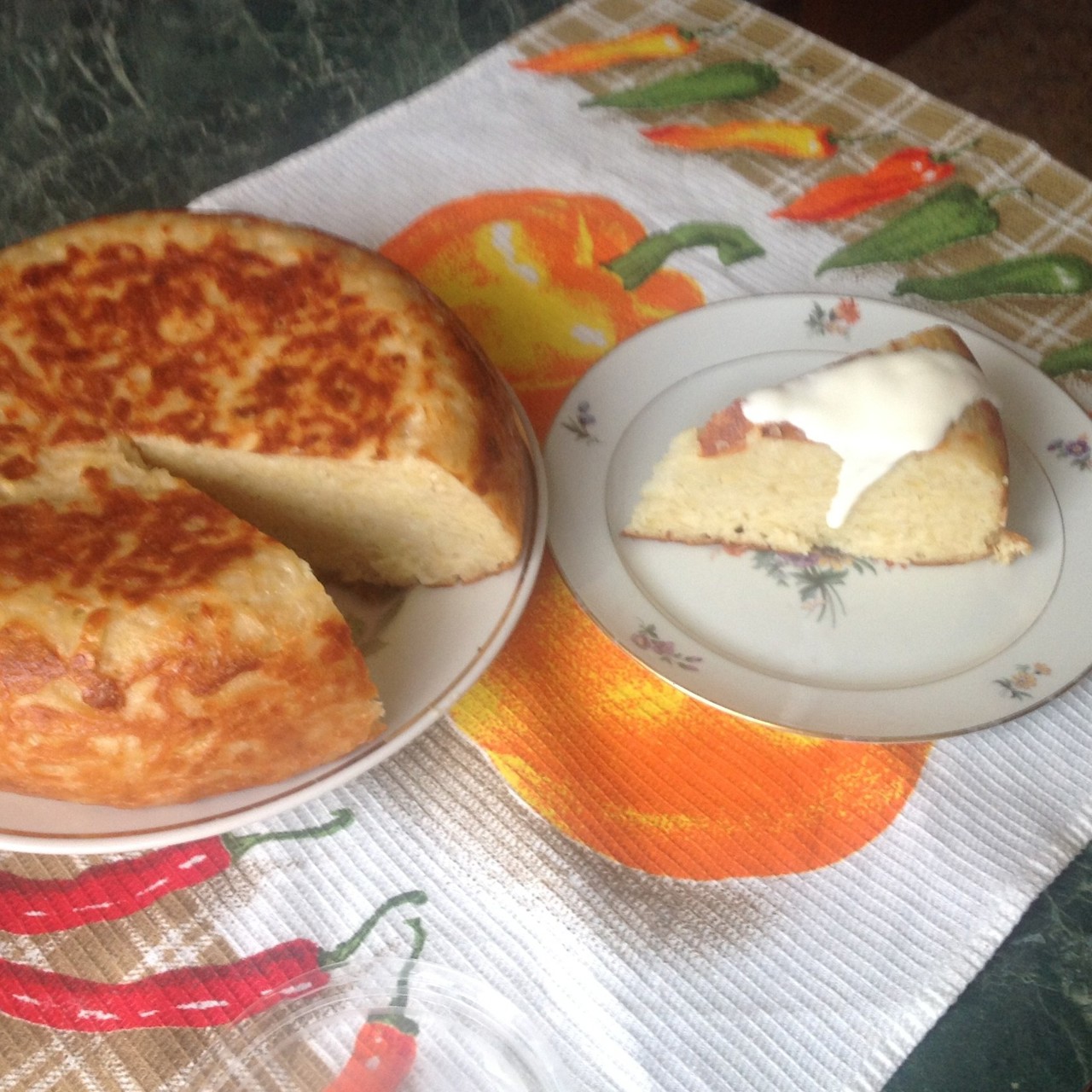Пирог картофельный в мультиварке