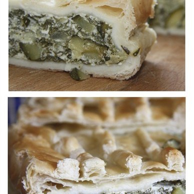 Пирог с мангольдом и рикоттой (Torta di Bietola)