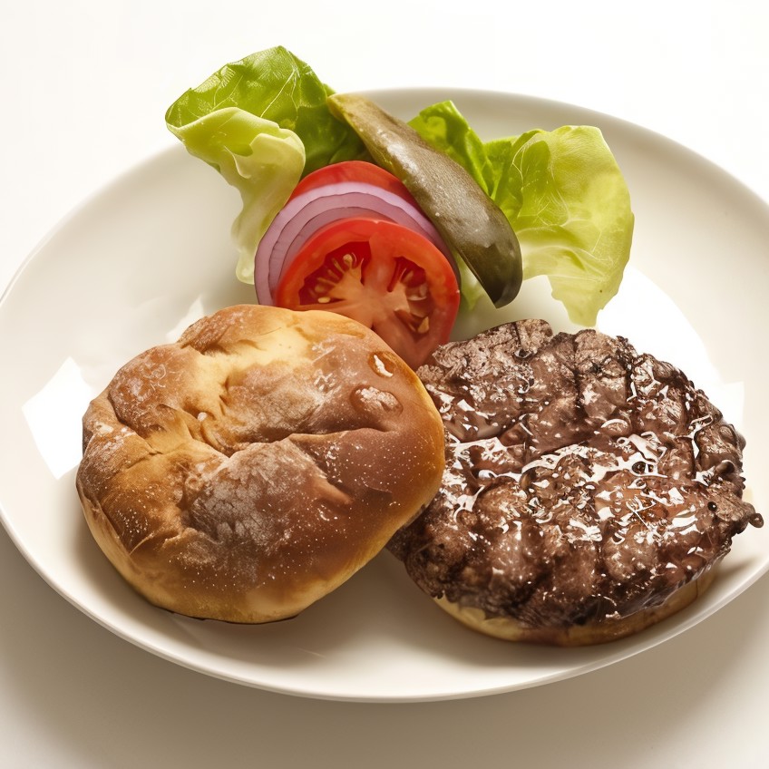 Подкопченые гамбургеры с сыром и беконом на гриле