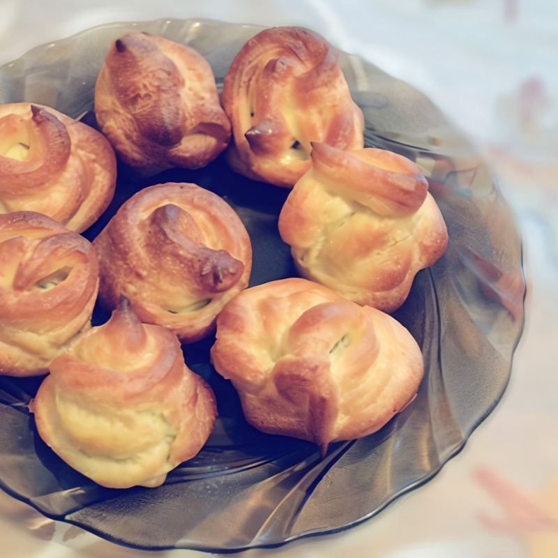 Профитроли с грибами